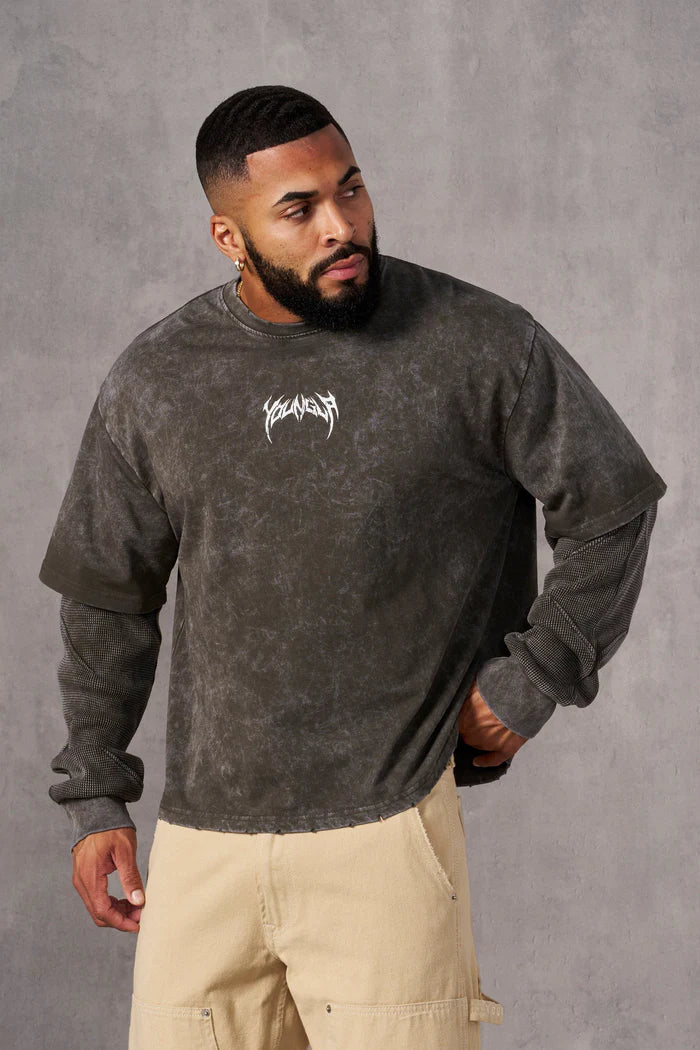 8006 - S8006 - Shadow Twofer Long Sleeveshadow Twofer Long Sleeves