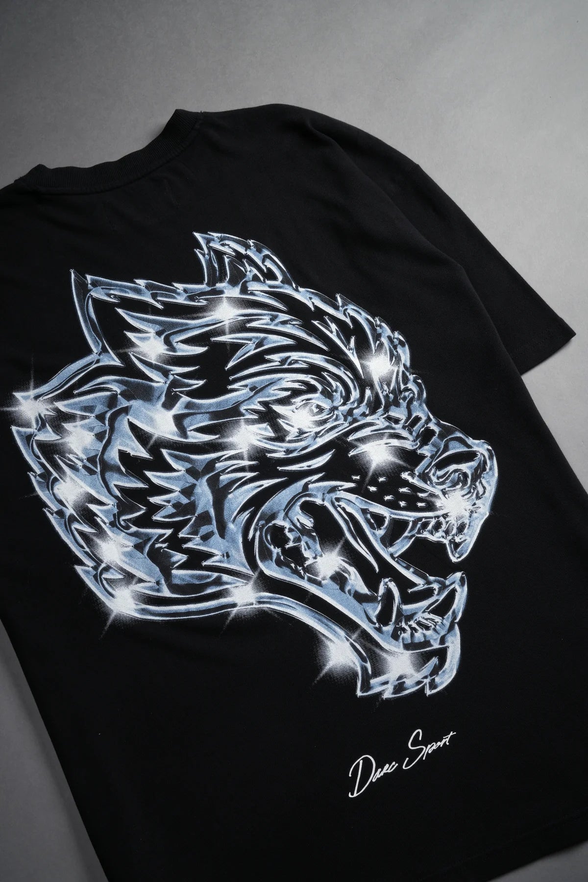Darc Sport Wolves "Premium" Oversized Tee in Black.