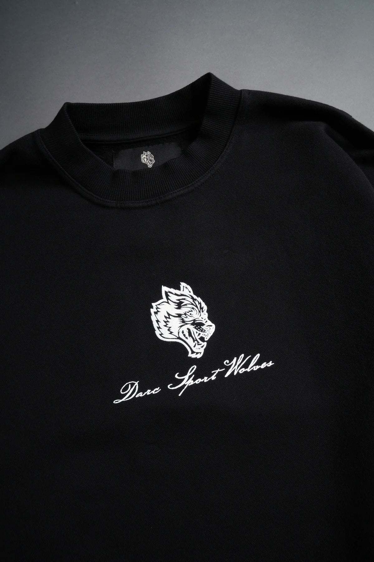 Darcsport Three Heads Cornell Crewneck in Black