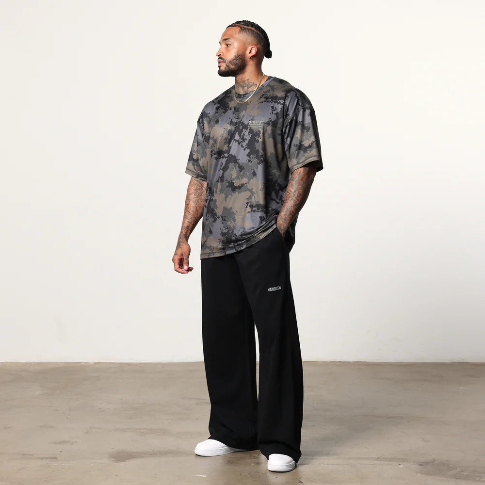Vanquish Utility Black Camo Oversized T Shirt