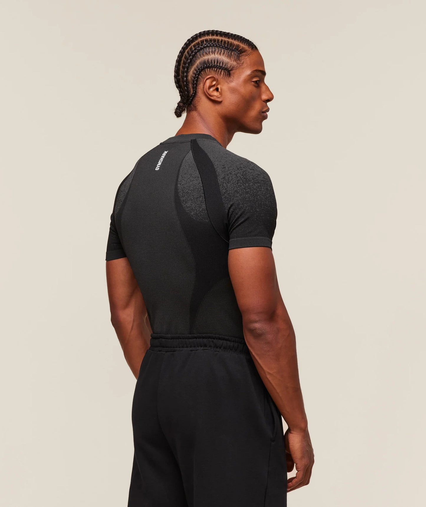 Gymshark Shadow Seamless T-shirt - Black