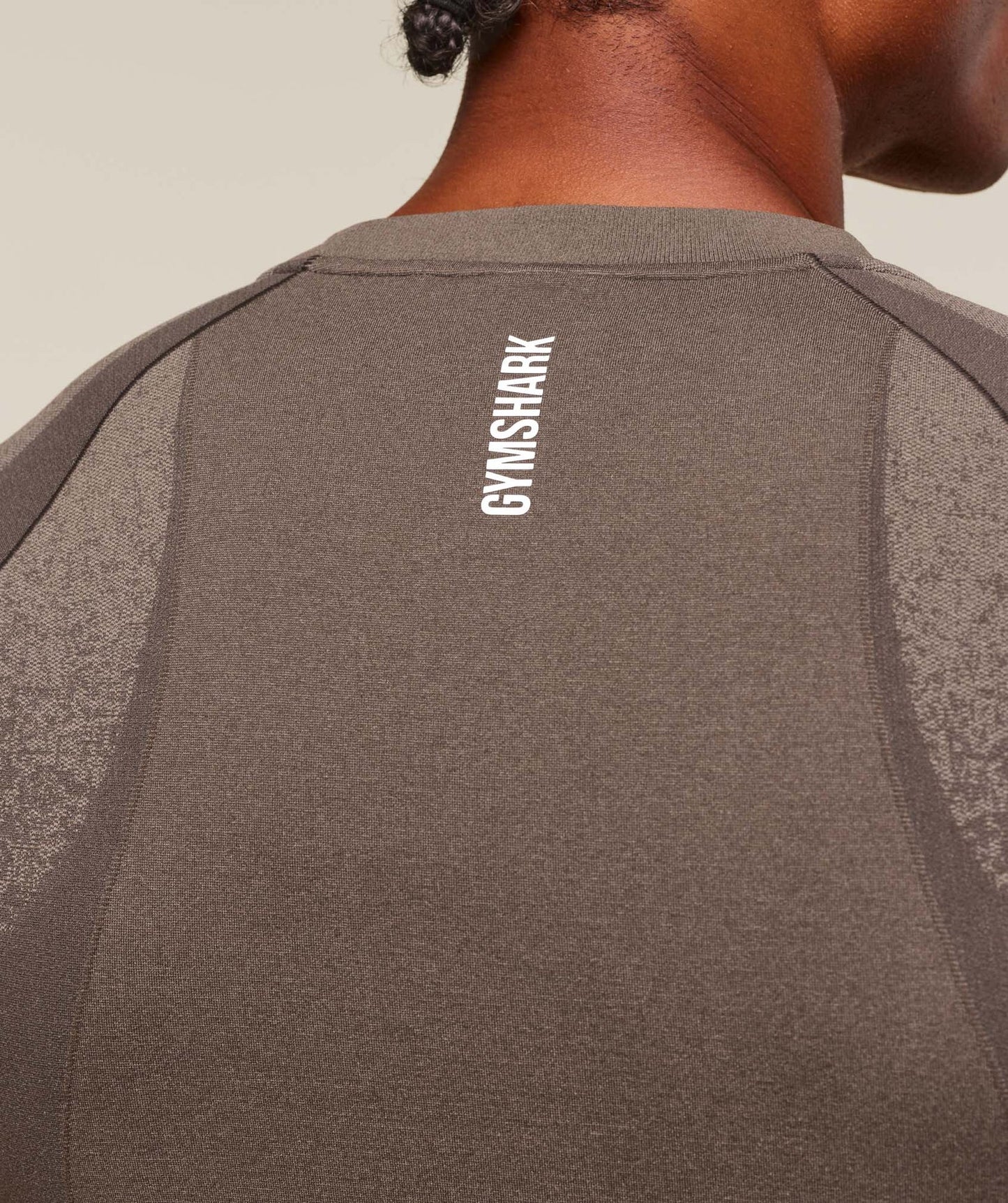 Gymshark Shadow Seamless T Shirt - Camo Brown