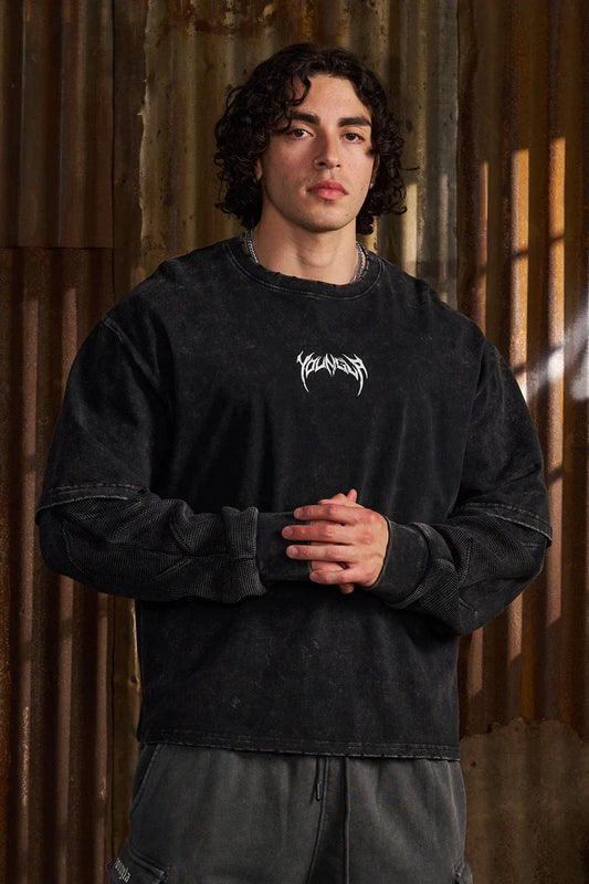 8006 - S8006 - Shadow Twofer Long Sleeveshadow Twofer Long Sleeves
