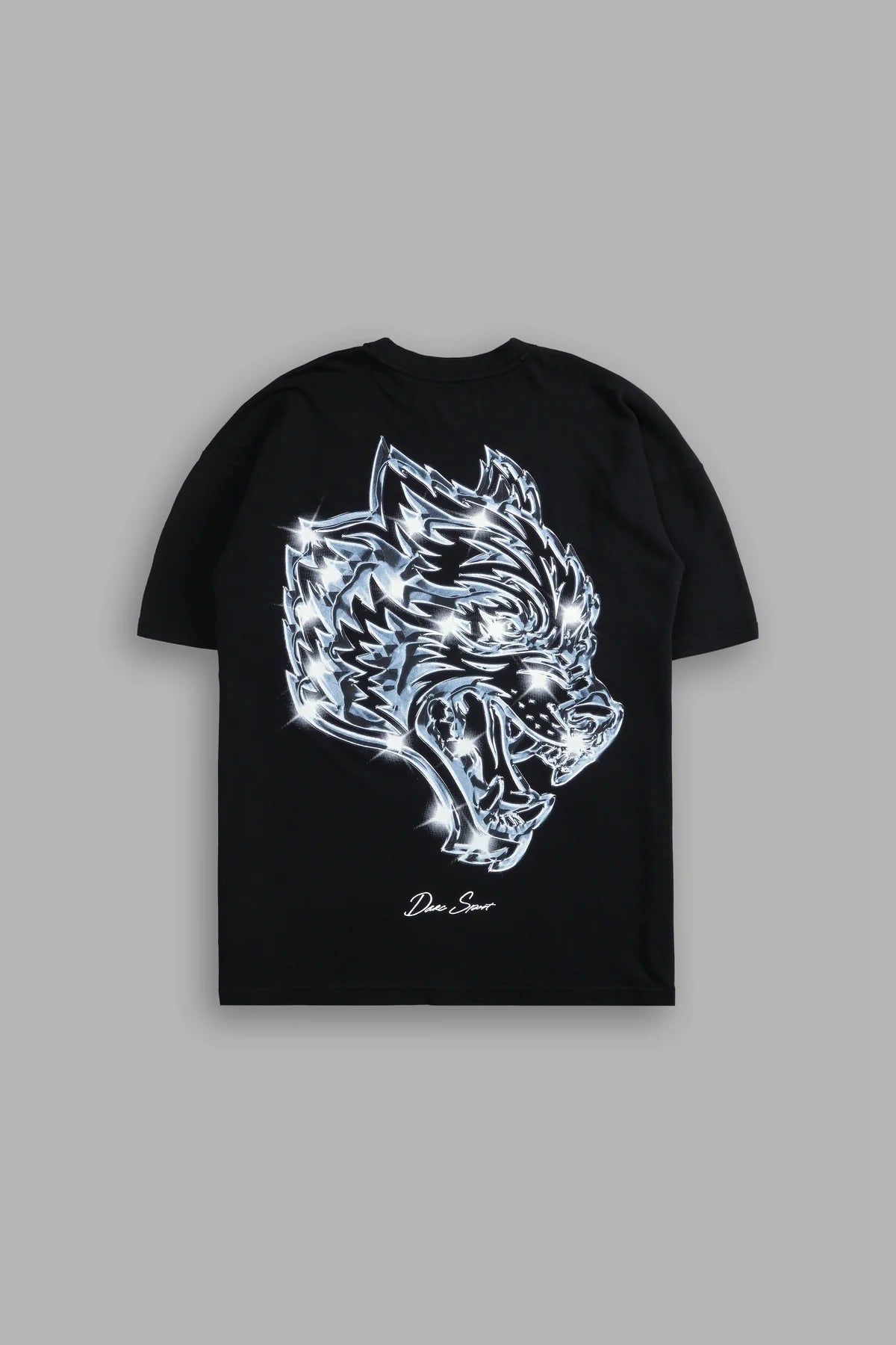 Darc Sport Wolves "Premium" Oversized Tee in Black.