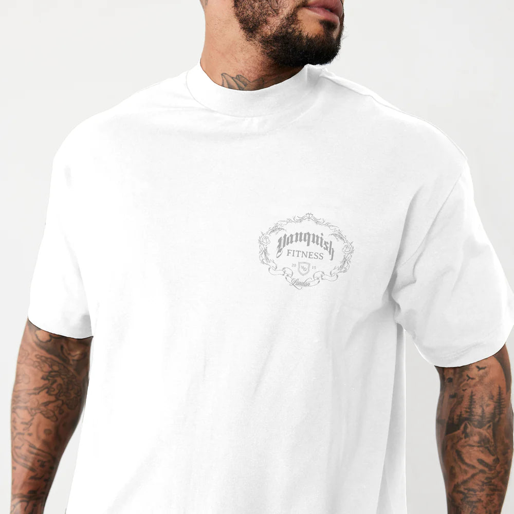 Vanquish Revolve Wreath Black Oversized T Shirt