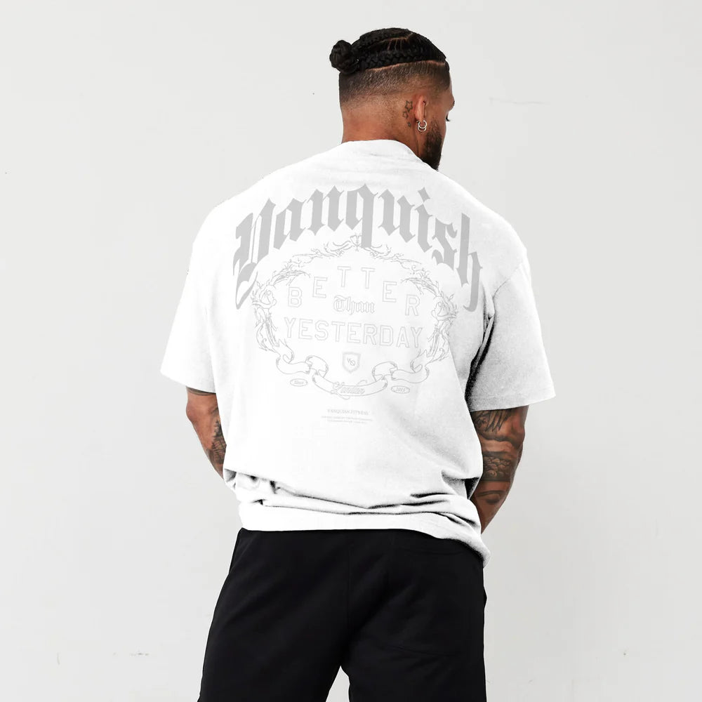 Vanquish Revolve Wreath Black Oversized T Shirt