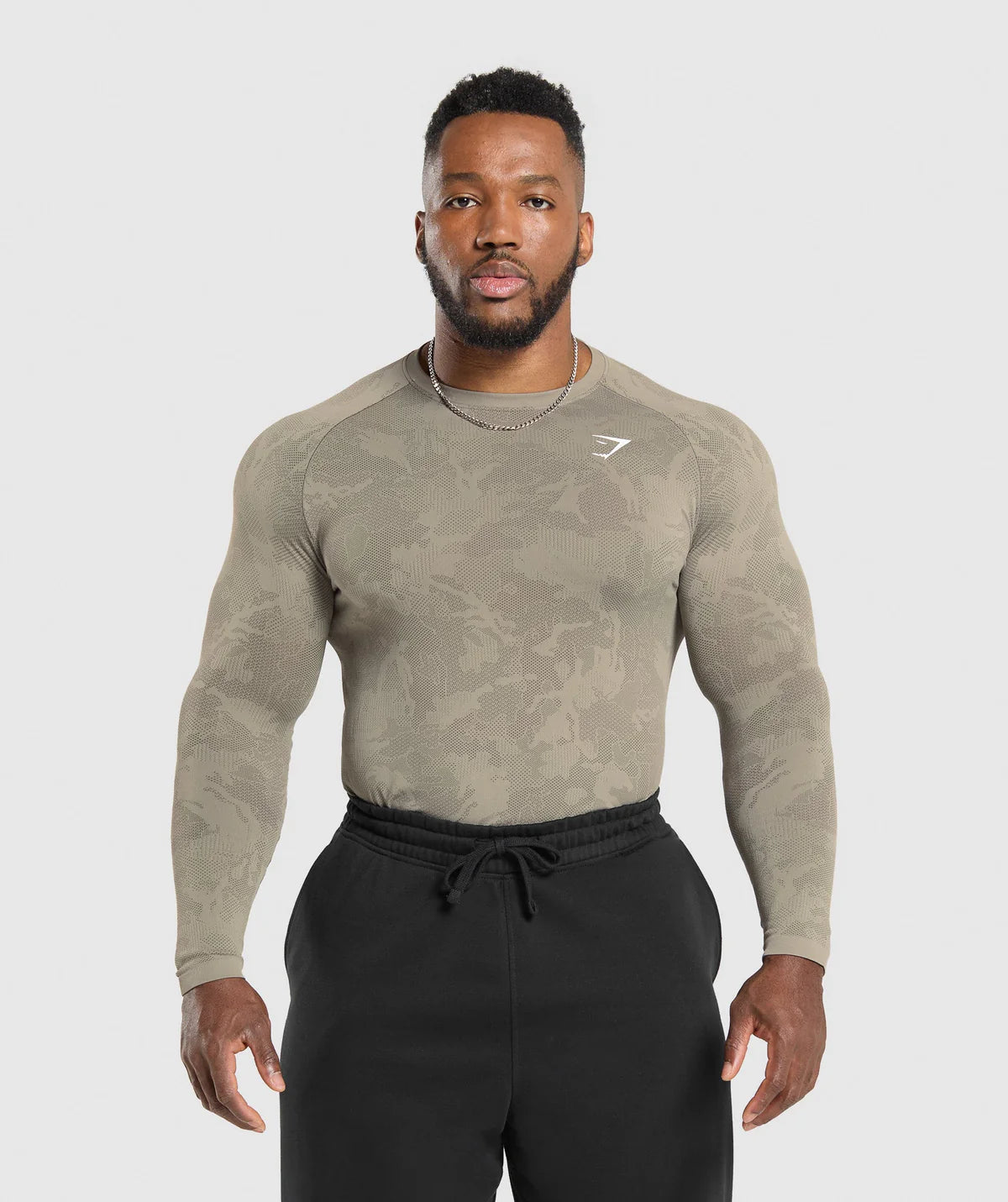 Gymshark - Geo Seamless Long Sleeve T-Shirt