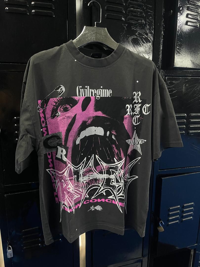Civil Regime Oversized Tee - Louder 199X