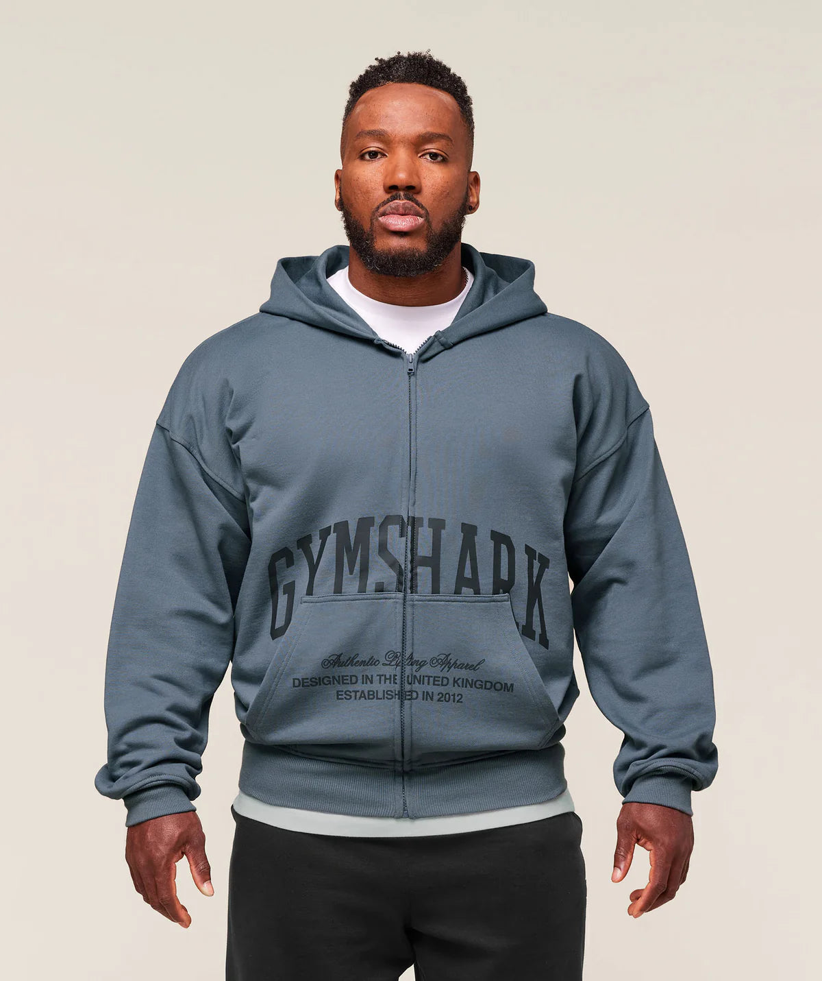 Gymshark - Collegiate Script Zip Up Hoodie