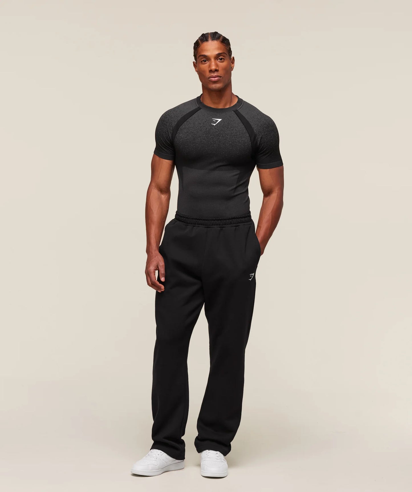 Gymshark Shadow Seamless T-shirt - Black